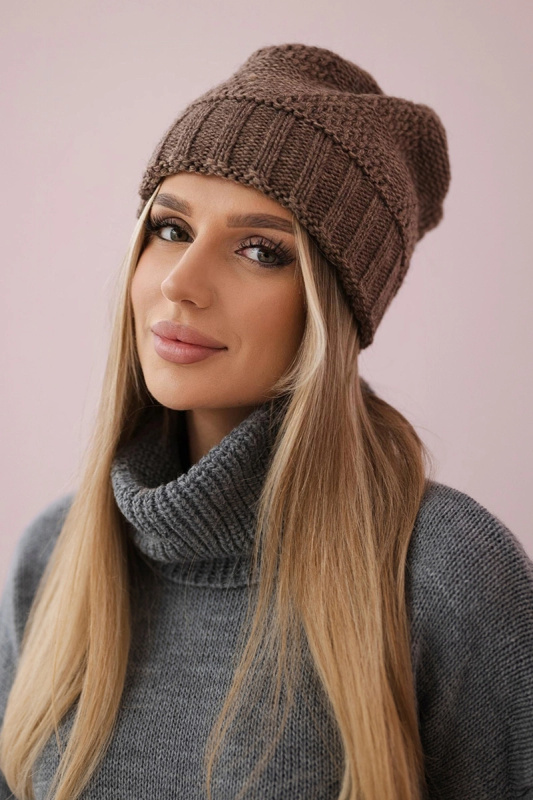 Dámská čepice Danuta K331 mocca UNI