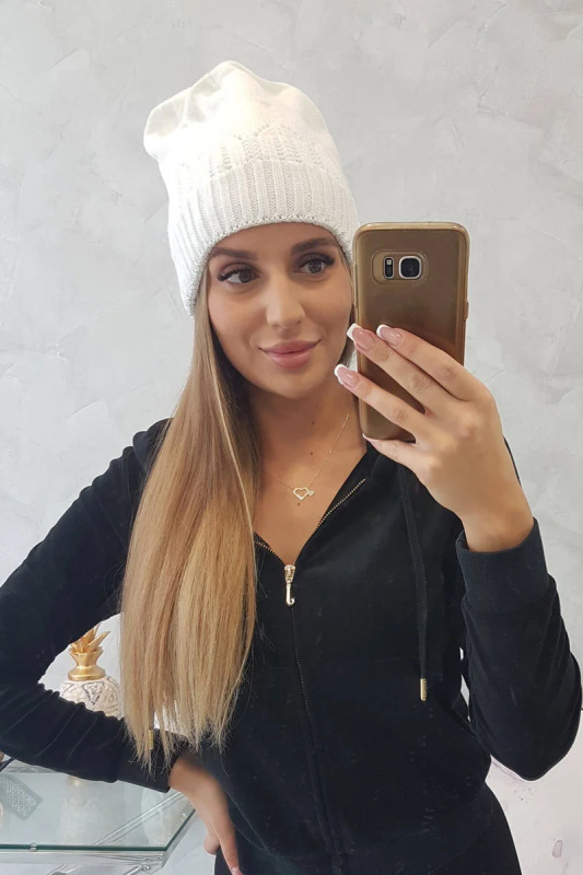 Dámská čepice Irmina K333 bílá UNI