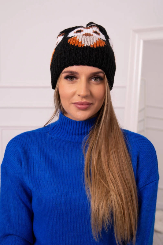 Dámská čepice Ofelia K349 černá UNI