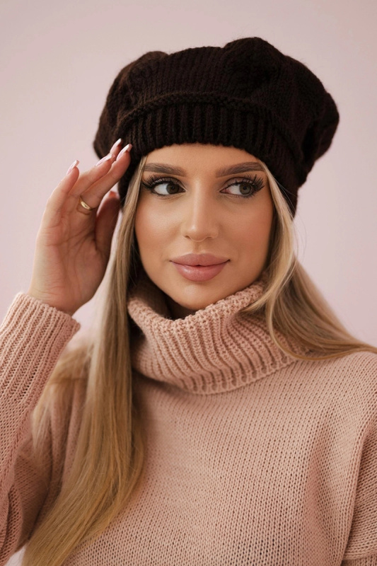 Dámská čepice Sofia K369 hnědá UNI