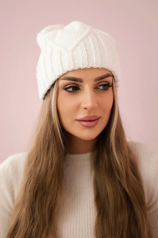 Dámská čepice Liliana K375 bílá UNI