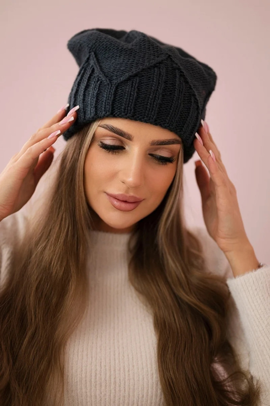 Dámská čepice Liliana K375 graphite UNI