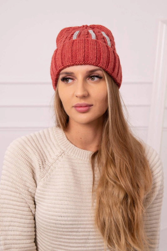 Dámská čepice Selena K384 červená UNI
