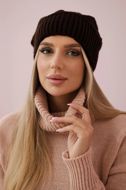 Dámská čepice Ingrid K371 hnědá UNI