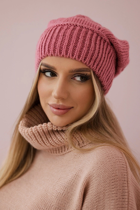 Dámská čepice Ingrid K371 tmavě růžová UNI