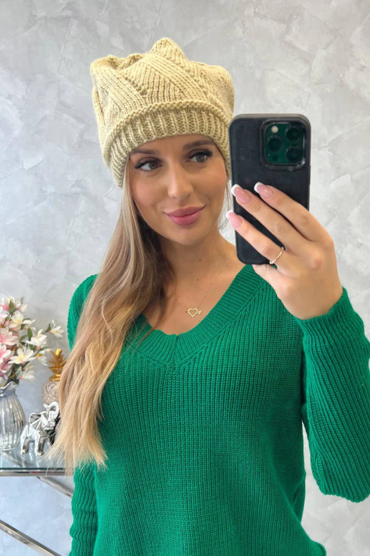 Dámský klobouk Klarysa K393 beige UNI