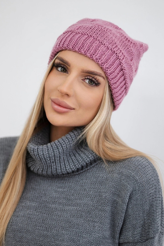 Dámská čepice Nastia K373 tmavě růžová UNI