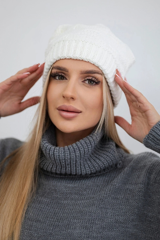 Dámská čepice Nastia K373 bílá UNI