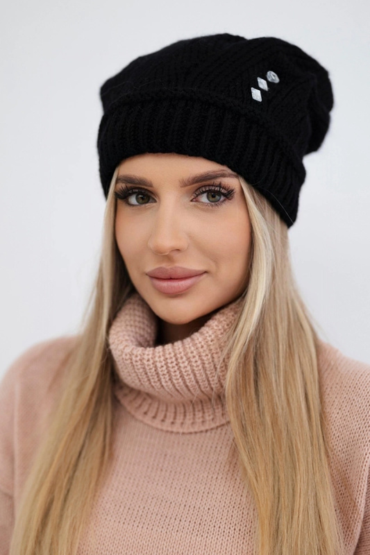 Dámská čepice Larisa K395 černá UNI