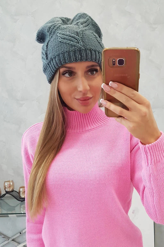 Majka dámská čepice K376 tmavě šedá UNI