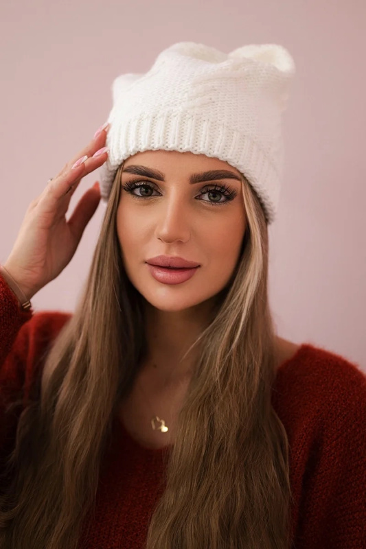 Dámská čepice Lorena K377 bílá UNI