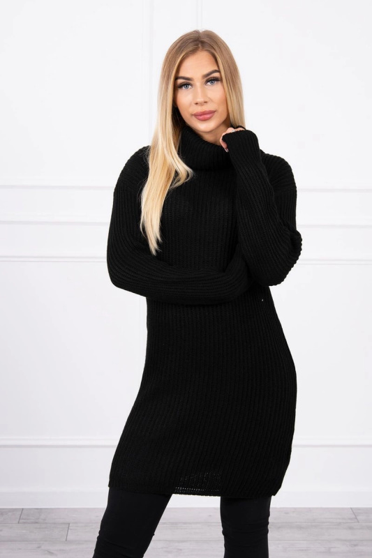 Kesi Svetr s rolákem černý Barva: Černá, Velikost: UNI