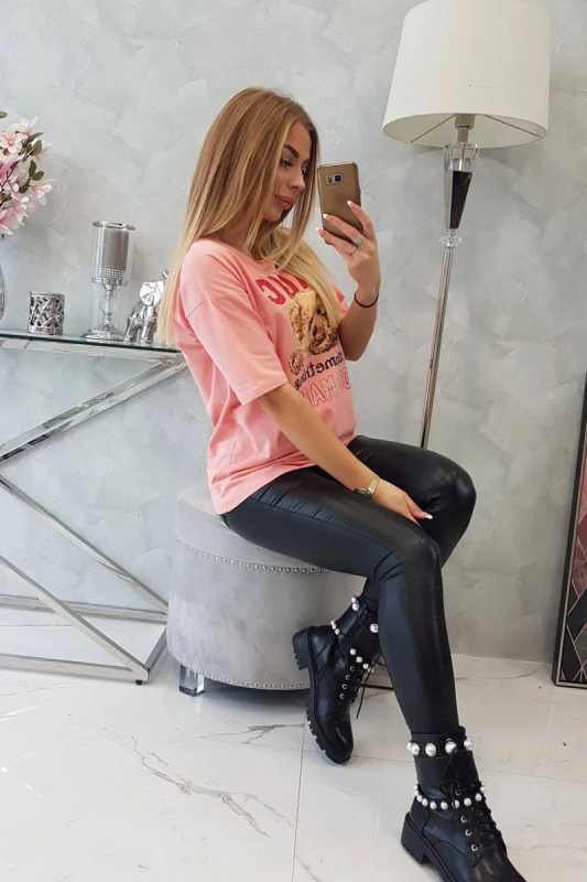 Kesi Kouzelná halenka s potiskem Barva: Oranžová, Velikost: UNI