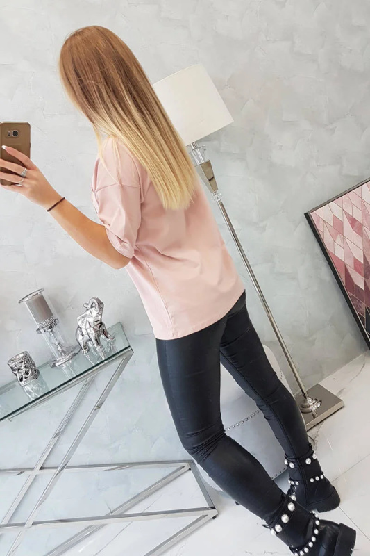 Kesi Kouzelná halenka s potiskem Barva: Růžová - světle, Velikost: UNI