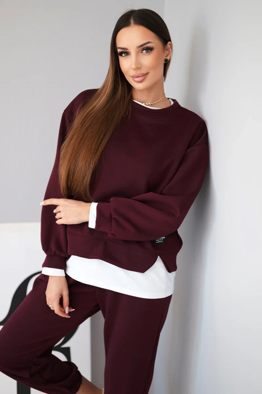Dámská souprava s volnou mikinou a tepláky