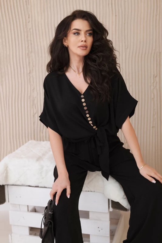 Kesi Souprava Kandy - halenka + kalhot Barva: Černá, Velikost: UNI