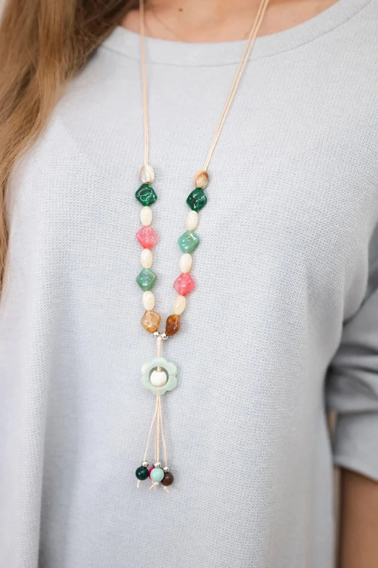 Kesi Halenka Cami s náhrdelníkem Barva: Šedá, Velikost: UNI