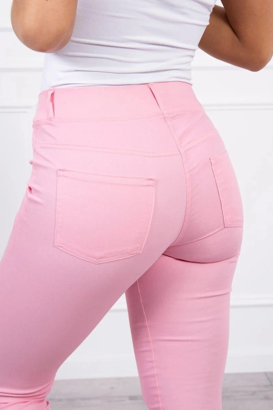 Kesi Bavlněné kalhoty Dina Barva: Růžová, Velikost: XL