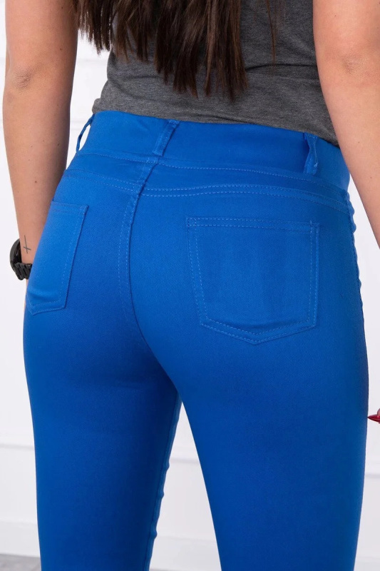 Kesi Bavlněné kalhoty Dina Barva: Modrá - tmavě, Velikost: S