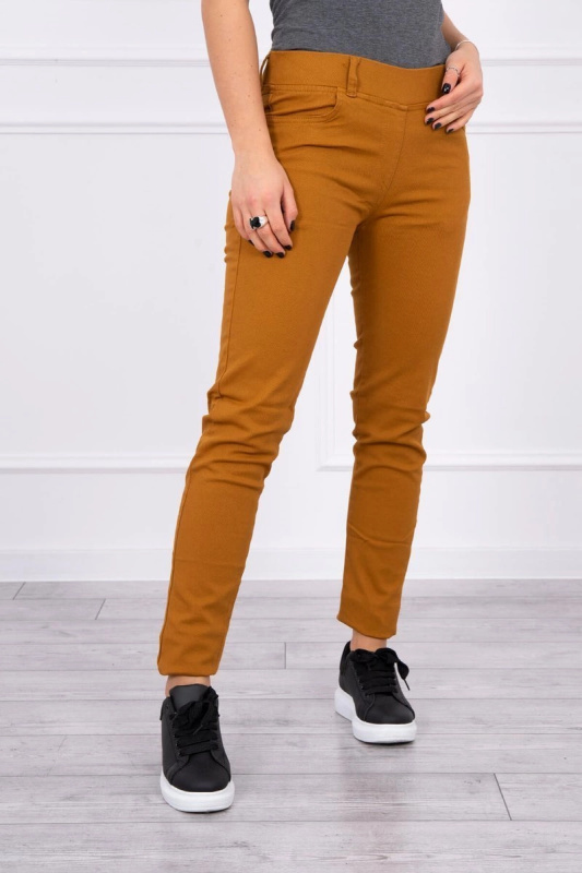 Kesi Bavlněné kalhoty Dina Barva: Tělová, Velikost: 2XL