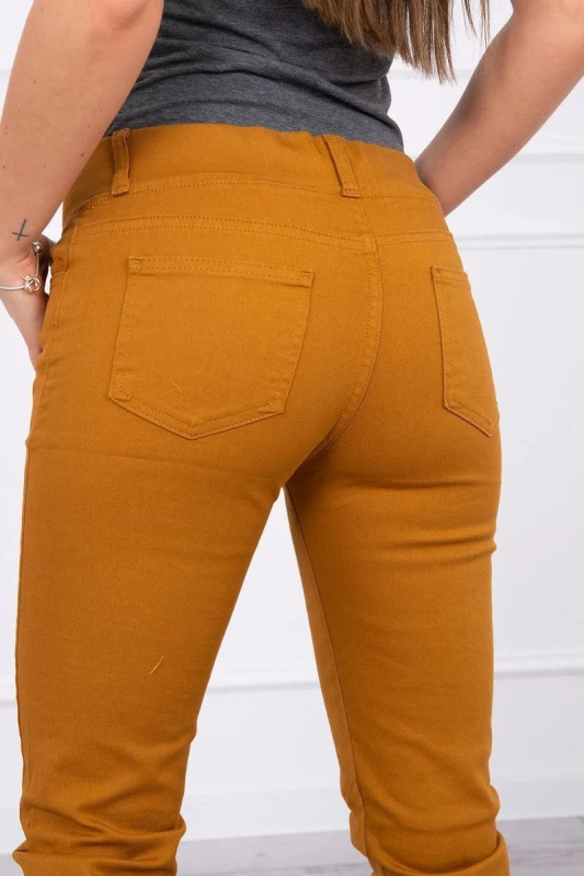 Kesi Bavlněné kalhoty Dina Barva: Tělová, Velikost: 3XL