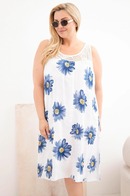 Kesi Włoski dámské plus size šaty s krajkou