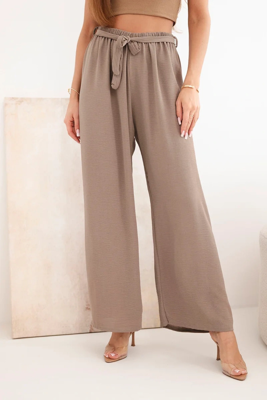 Kesi Włoski široké kalhoty s vázáním