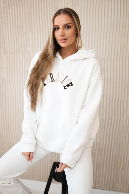 Kesi Bavlněná souprava Paradise s vyšívaným nápisem Barva: Smetanová, Velikost: UNI