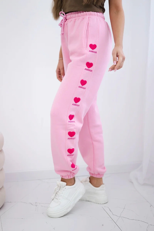 Kesi Dámské tepláky Amour Barva: Růžová, Velikost: UNI