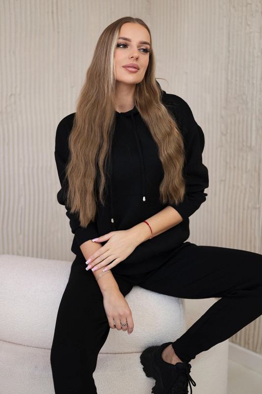 Kesi Dámská soupravamily Emily - mikina + tepláky Barva: Černá, Velikost: UNI