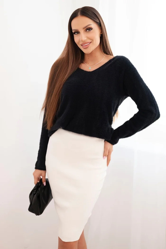 Kesi Dámská sukně z elastického viskózového úpletu Barva: Tělová, Velikost: UNI