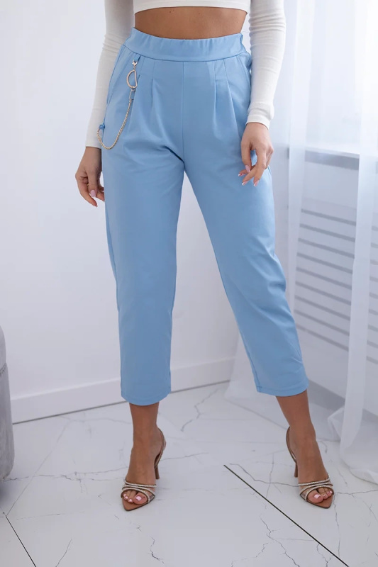 Kesi Kalhoty New Punto s řetízkem Barva: Modrá, Velikost: UNI