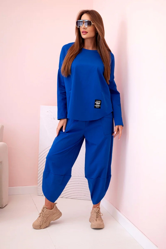 Kesi Dámský komplet Punto 1 - mikina + kalhoty Barva: Modrá, Velikost: UNI