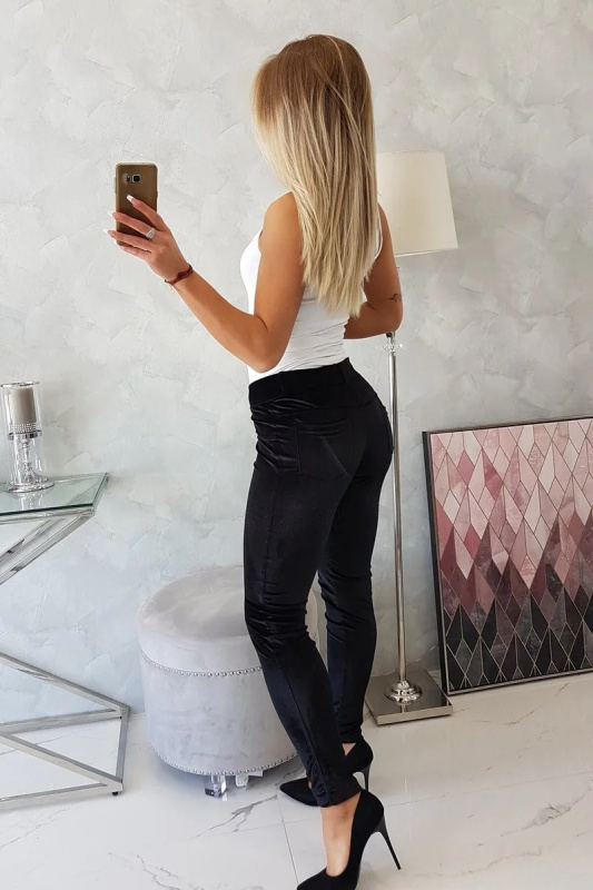 Velurové kalhoty Glime Velikost: XL-2XL-3XL
