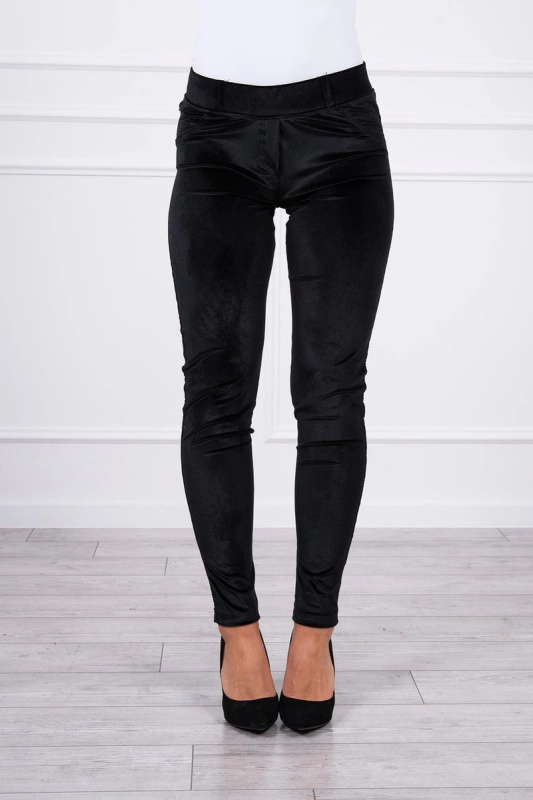Velurové kalhoty Glime Velikost: 4XL-5XL-6XL