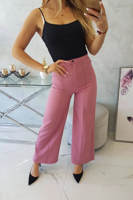Kesi Široké kalhoty Holli Barva: Růžová, Velikost: M