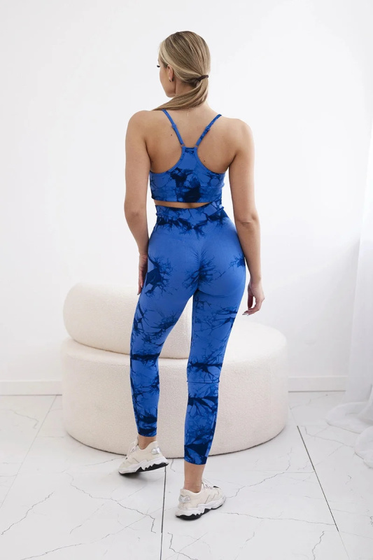 Kesi Dámský fitness set Annabelle - top + legíny Barva: Fialová, Velikost: M/L