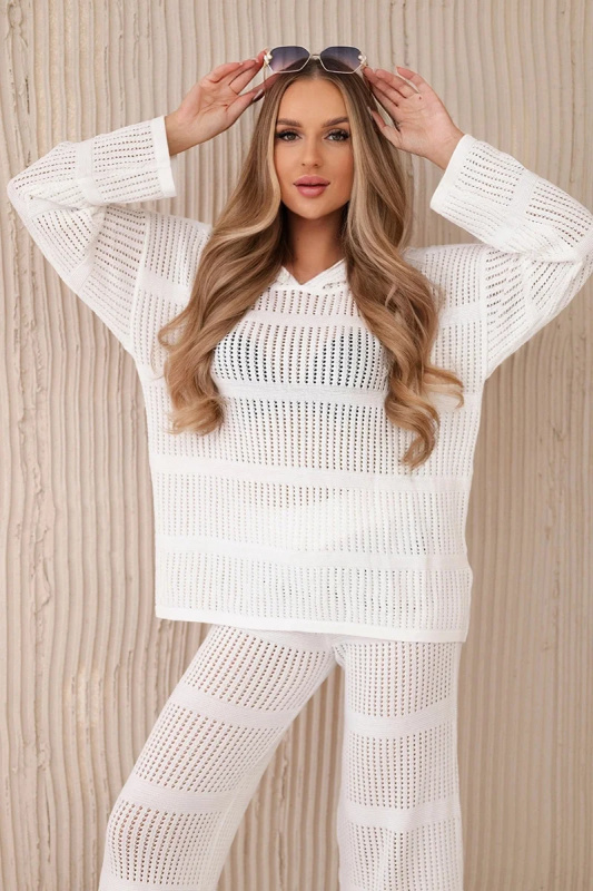 Kesi Plážová  sada Rayon Barva: Bílá, Velikost: S