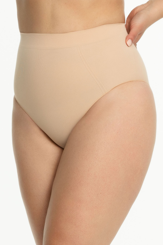 Stahovací kalhotky Julimex 471 Seamless Panty Maxi Barva: Béžová, Velikost: 2XL