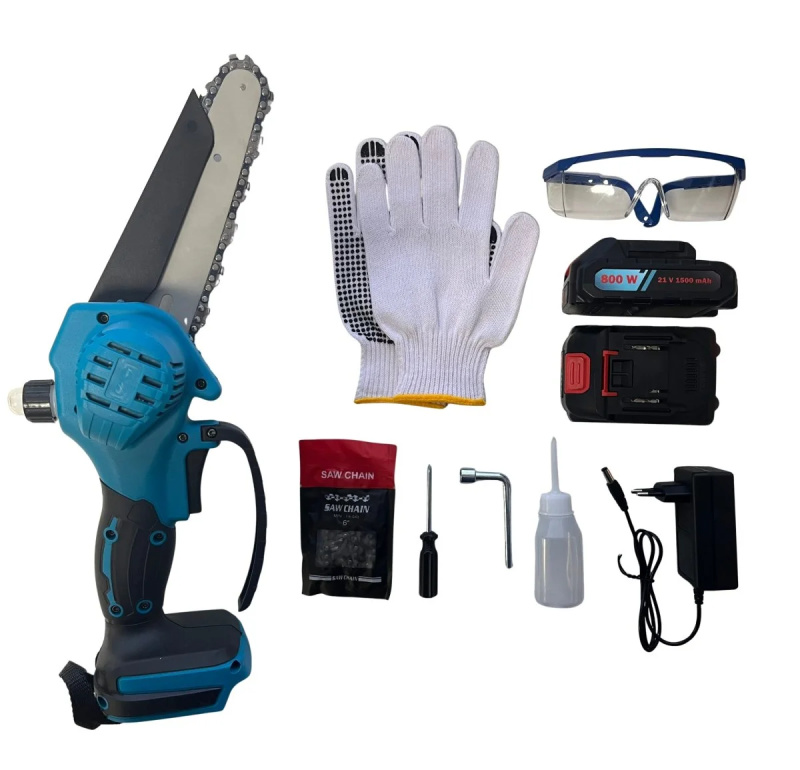 Gordon Akumulátorová ruční mini pilka GORDON G1098 + 2x řetěz + 2x baterie 21v 1500mAh