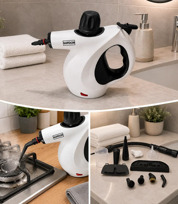 Ruční parní čistič s výkonem 1050 W - Gordon G1333