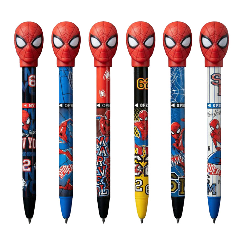 Gumovatelné pero Colorino Twist 0,5 mm - Spider-Man, mix motivů