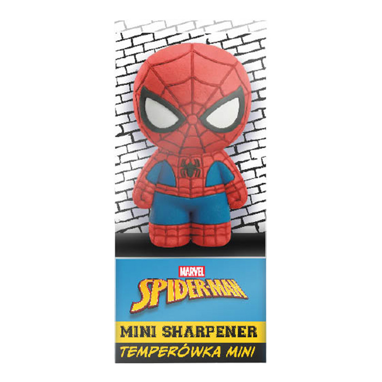 Školní ořezávátko Colorino jednoduché gumové - Spider-Man