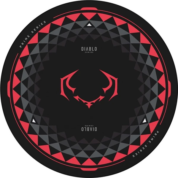 Diablo Chairs podložka pod židli černo-červená