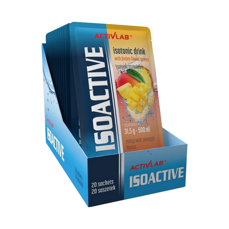Activlab Isoactive iontový nápoj s lípou mango a ananas 20 sáčků