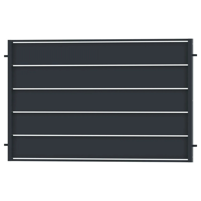 JARMEX Plotové pole NOVARA, antracit RAL7016, 1200 x 2000 mm