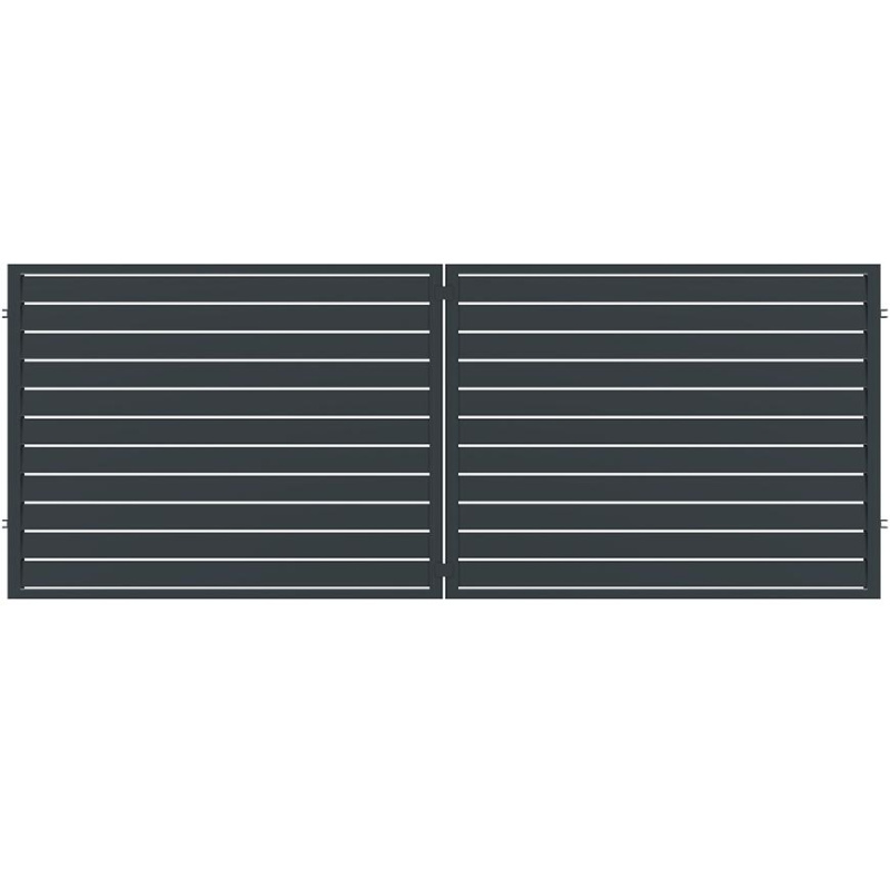 BRÁNA SALERNO 400x150 ZN RAL 7024 MAT