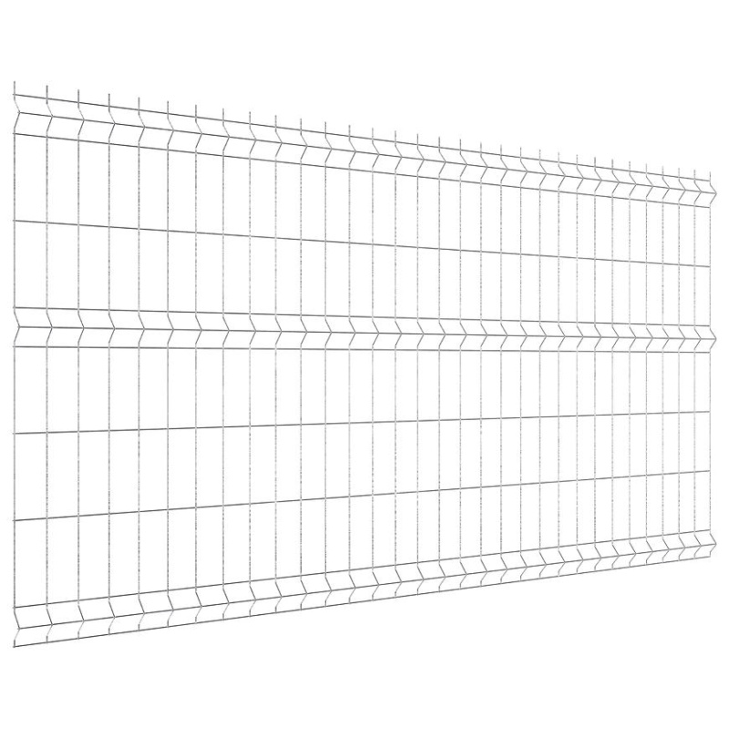 Plotový panel 3D 123x2500 mm drát 3,1 mm - pozink