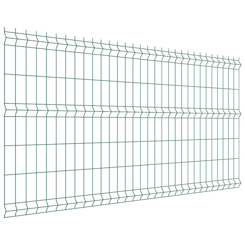 Plotový panel 3D 250x123 cm drát 3,1 mm - zelený