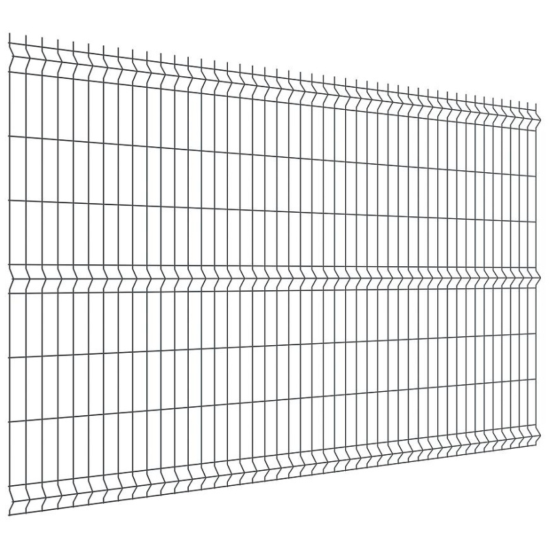 Plotový panel 3D 250x153 cm drát 4,0 mm - antracit